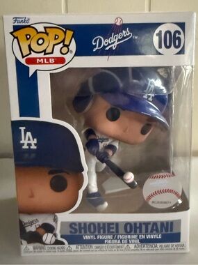 Funko Pop! Shohei Ohtani Dodgers Blue White Vinyl Figure #106